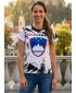 Tricou premium pentru femei ALTISPORT VOJ/ALW036SI/TR01 ABSTRACTIZARE
