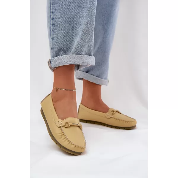  Mocasini de dama S.BARSKI LR51-547 GALBEN 