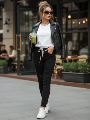 Pantaloni de dama DSTREET UY2857 NEGRU