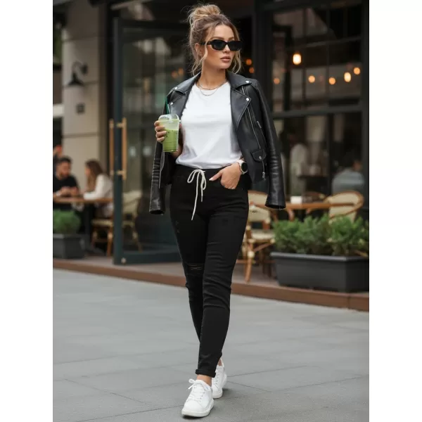  Pantaloni de dama DSTREET UY2857 NEGRU 