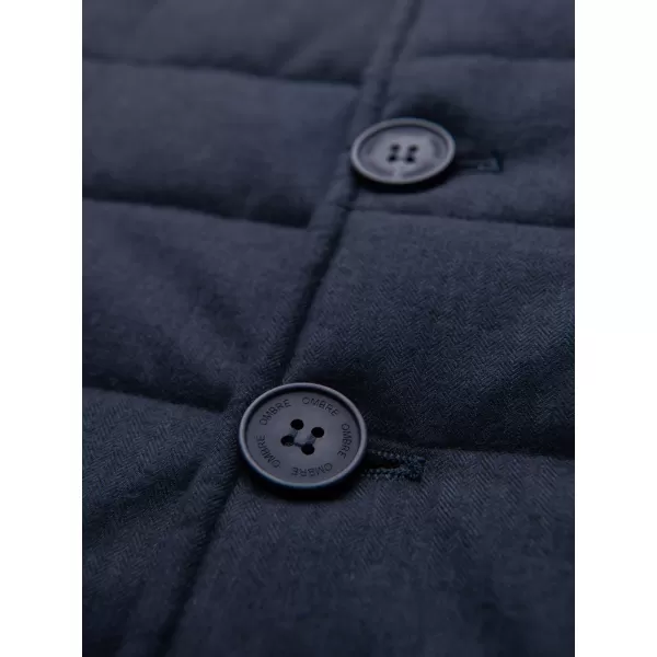  Vesta pentru bărbați OMBRE OM-JAVJ-0275 BLEUMARIN MELANGE 