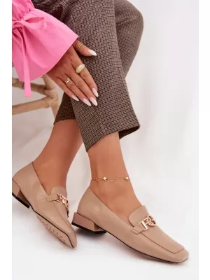 Mocasini de dama D&A CR61-3125 BEJ