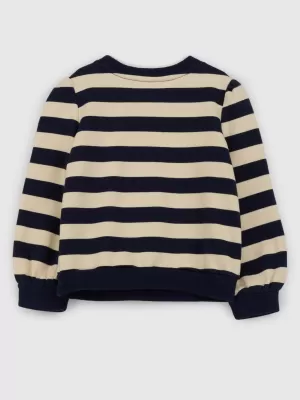 Hanorac pentru copii GAP LOGO CREW SWEATSHIRT 870968-00 DUNGĂ BLEUMARIN