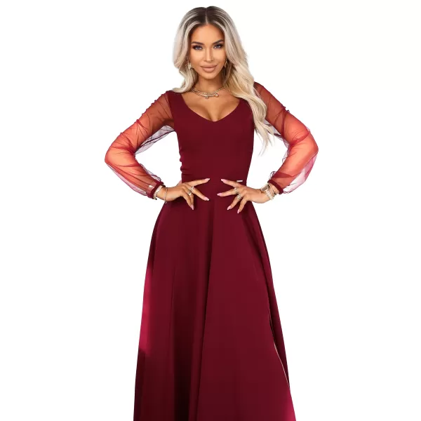  Rochie NUMOCO 640-1 BURGUNDIA 