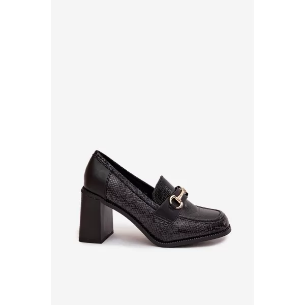 Pantofi de dama cu toc BOTO NOVELLA 39305 NEGRU 