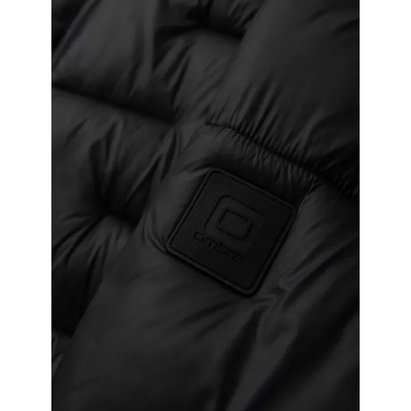  Jachetă pentru bărbați OMBRE OM-JAHP-0235 NEGRU 