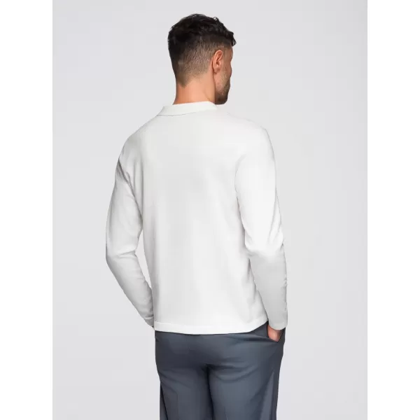  Pulover pentru bărbați OMBRE OM-POLS-0140 ALB 