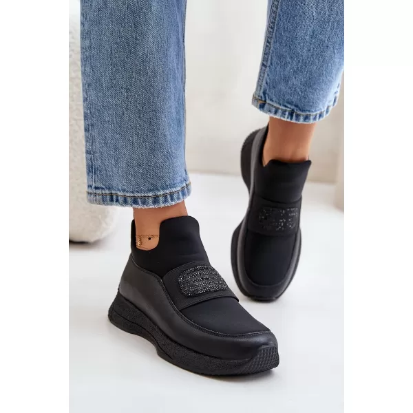  Pantofi de dama cu platforma ARTIKER 55C0035 NEGRU 