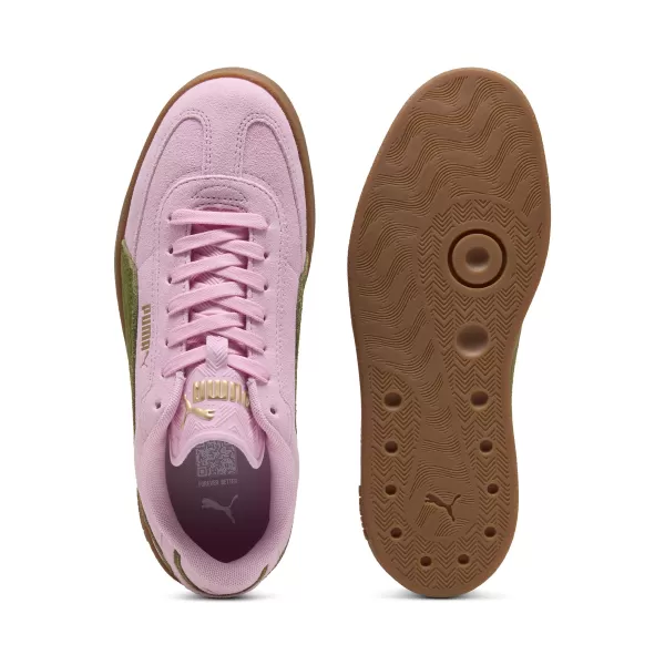  Cizme PUMA CLUB II ERA SUEDE 400717_31 ROZ STRĂLUCITOR/VERDE MĂSLINIU 