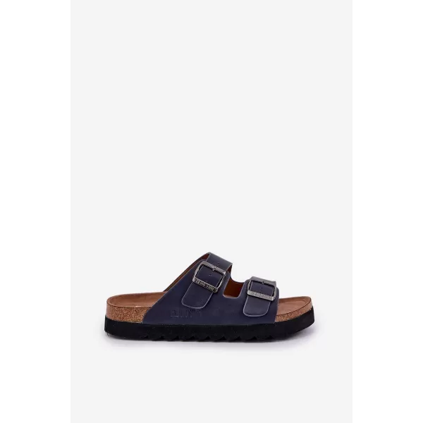  Papuci barbati BIG STAR NN174530 ALBASTRU Pantofi Big Star 