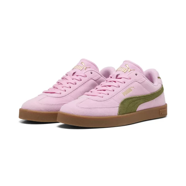 Cizme PUMA CLUB II ERA SUEDE 400717_31 ROZ STRĂLUCITOR/VERDE MĂSLINIU 