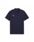 Tricou pentru bărbați cu guler PUMA TEAMGOAL CASUALS POLO 658605_06 PUMA NAVY/PUMA ALB
