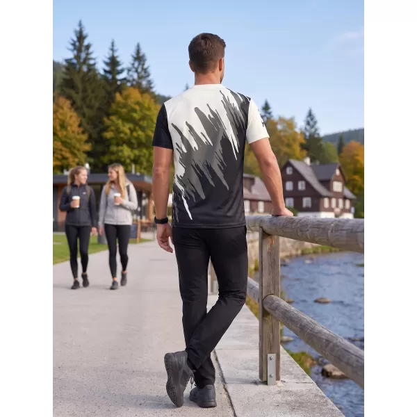  Tricou funcțional premium pentru bărbați ALTISPORT VOJ/ALM006TR01 NEGRU 