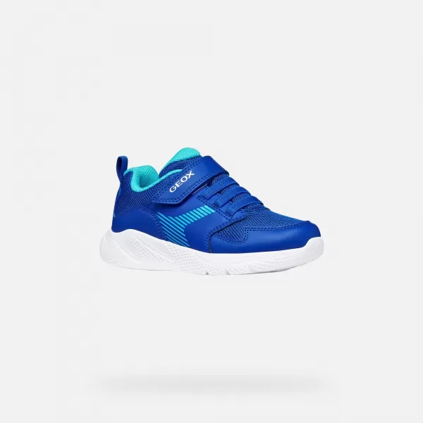  Adidași pentru băieți GEOX SPRINTYE J55GBA0BC14C4255 ALBASTRU 