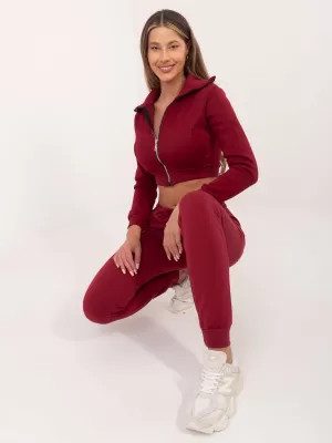Pantaloni de trening pentru femei BASIC FEEL GOOD RV-DR-5040.04X BURGUNDIA