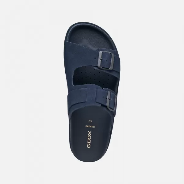  Papuci pentru bărbați GEOX PARNAIBA G014432 ALBASTRU ÎNCHIS 