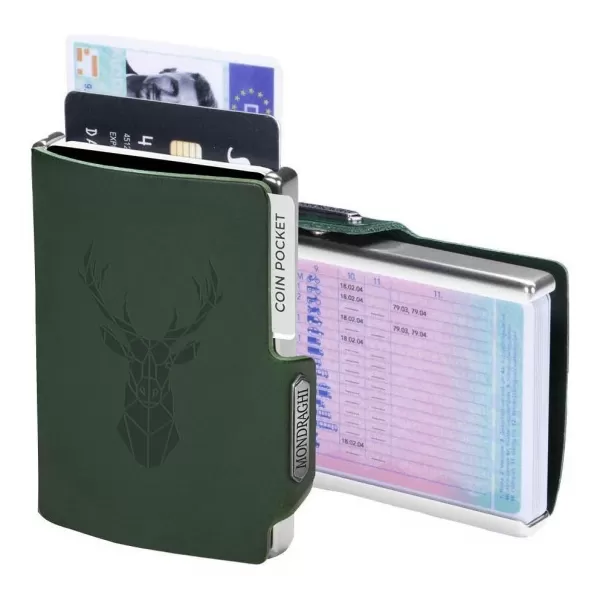  Portofel MONDRAGHI Silhouette Modern Deer VERDE 