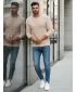Pulover pentru bărbați DSTREET WX1578 BEJ