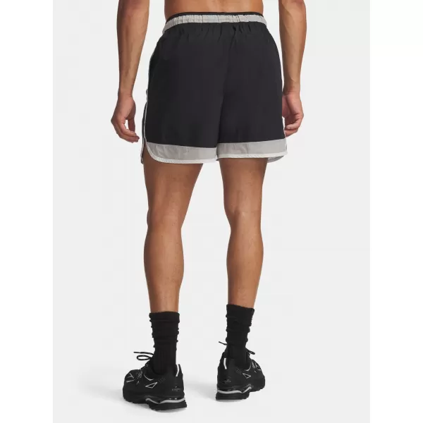  Pantaloni scurți pentru bărbați UNDER ARMOUR UA ICON WOVEN TRACK SHORTS 6009350-001 NEGRU 