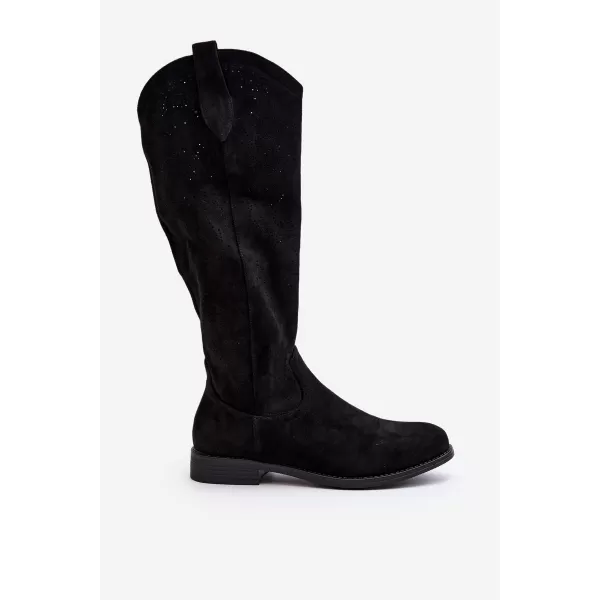  Cizme de dama S.BARSKI HY66-132 NEGRU 