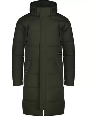 Palton de iarnă pentru bărbați NORDBLANC LOOM NBWJM8255 VERDE ARMATĂ