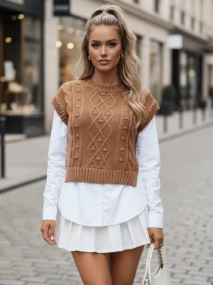 Pulover de dama DSTREET MY2216 MARO
