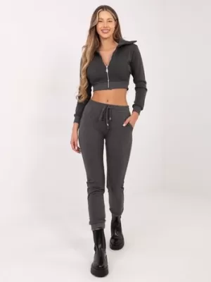 Pantaloni de trening pentru femei BASIC FEEL GOOD RV-DR-5040.09X GRI ÎNCHIS