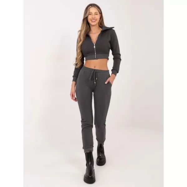  Pantaloni de trening pentru femei BASIC FEEL GOOD RV-DR-5040.09X GRI ÎNCHIS 