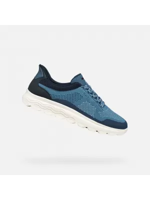 Adidași pentru bărbați GEOX SPHERICA PLUS G014666 ALBASTRU