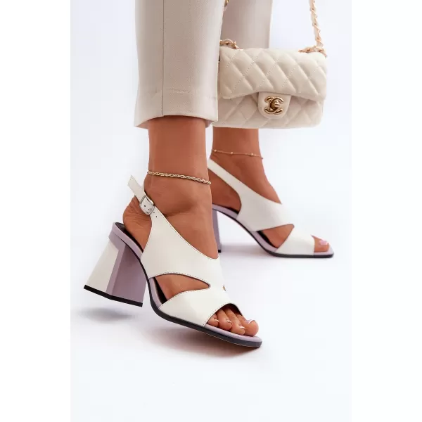  Sandale de dama D&A MR38-153 ALB 