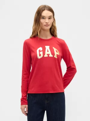 Tricou pentru femei GAP CREW LONGSLEEVE TEE 846968-01 ED. MODERNĂ