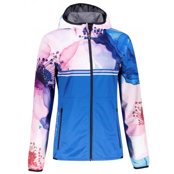  Jachetă softshell premium pentru femei ALTISPORT VOJ/ALW117JACK01 ALBASTRU/ROZ 