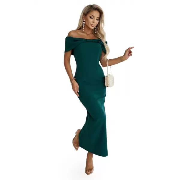  Rochie NUMOCO 644-1 VERDE STICLA 