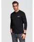Tricou pentru bărbați OMBRE OM-LSPT-0136 NEGRU