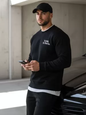Hanorac pentru bărbați DSTREET BX5947 NEGRU