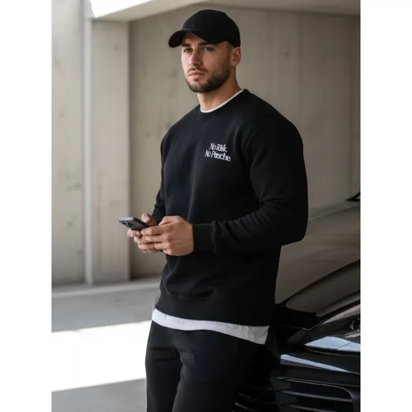  Hanorac pentru bărbați DSTREET BX5947 NEGRU 