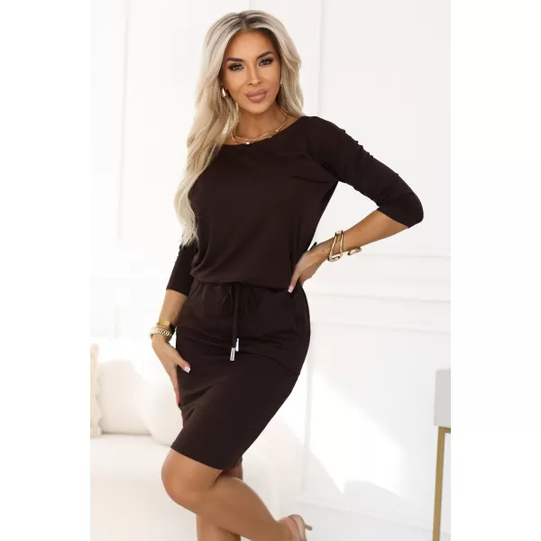  Rochie NUMOCO 13-169 MARO CIOCOLATA 