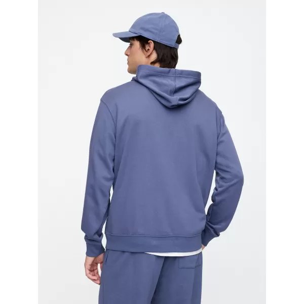  Hanorac pentru bărbați GAP HERITAGE LOGO PULLOVER HOODIE 868460-06 ALBASTRU LINISTIT 