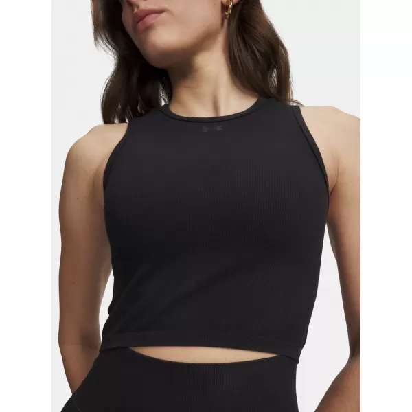  Maieu de damă UNDER ARMOUR SEAMLESS COTTON HAND TANK 6011132-008 NEGRU 