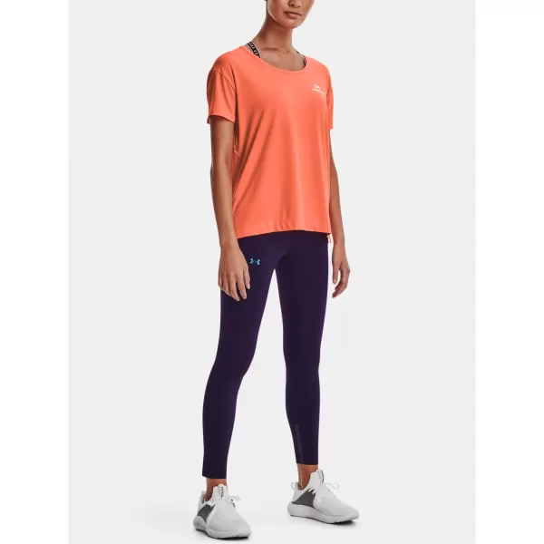  Tricou pentru femei UNDER ARMOUR UA RUSH ENERGY SS PORTOCALE 