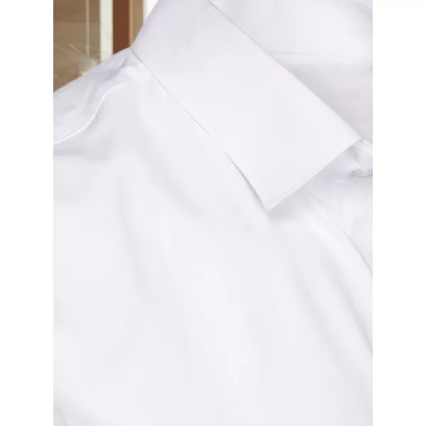  Cămașă pentru bărbați DSTREET DX2540 ALB 