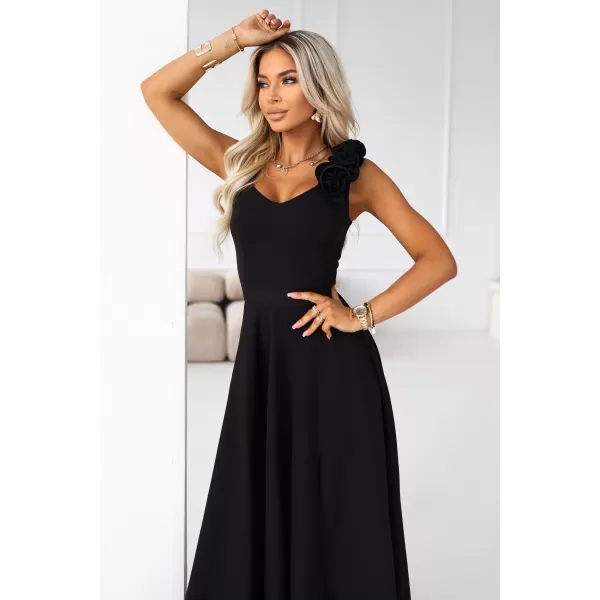  Rochie NUMOCO 643-2 NEGRU 