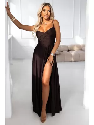 Rochie NUMOCO 646-1 MARO CIOCOLATA