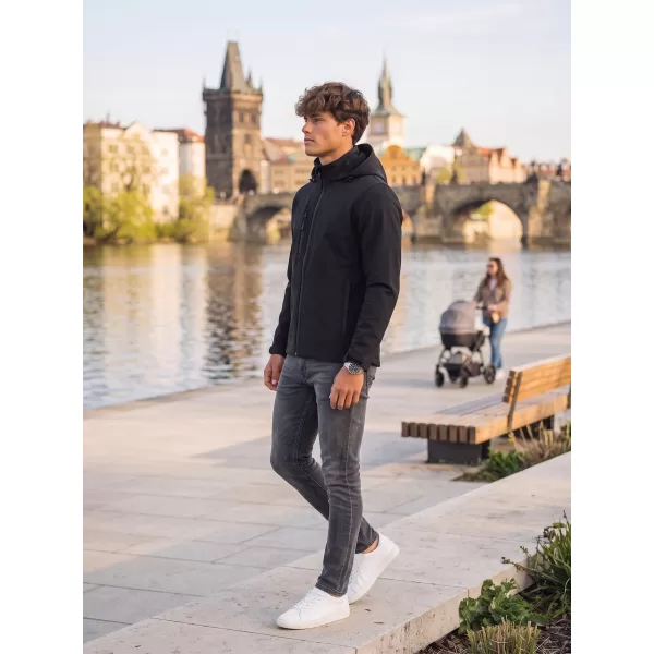  Jachetă softshell pentru bărbați ALTISPORT NoPrint NP/ALM845 GRI ABANOS 