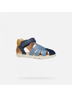 Sandale pentru baieti GEOX SANDAL STEPPIEUP B656PC000CLC0916 ALBASTRU