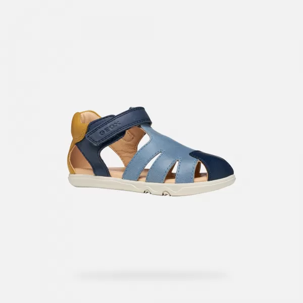  Sandale pentru baieti GEOX SANDAL STEPPIEUP B656PC000CLC0916 ALBASTRU 