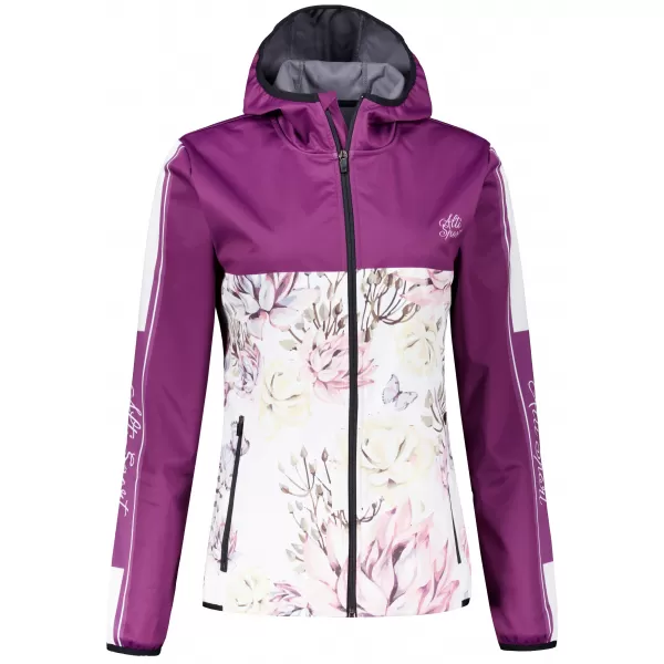  Jachetă softshell premium pentru femei ALTISPORT VOJ/ALW008JACK01 BURGUNDIA 