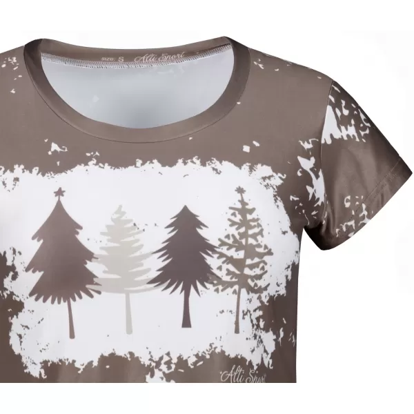  Tricou de Crăciun premium pentru femei ALTISPORT VOJ/ALWVN4TR06 BEJ 