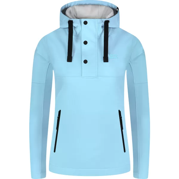  Jachetă softshell pentru femei NORDBLANC SHOAL NBSSL8341 ALBASTRU DESCHIS 