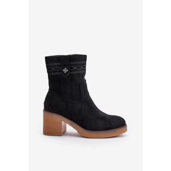  Pantofi de dama BOTO VAILIA 33844 NEGRU 